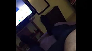 I masturbate thither my wife's stockings