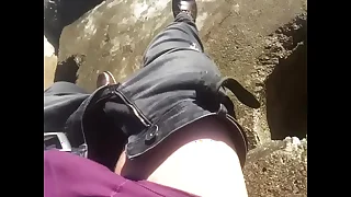 Gay chubby cumshot outdoor&period;