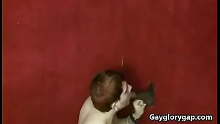 Unconcerned Interracial Handjobs coupled with Black Dick Sucking Video 14